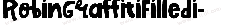 RobinGraffitiFilledi字体转换