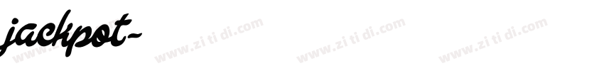 jackpot字体转换