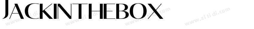 Jackinthebox字体转换