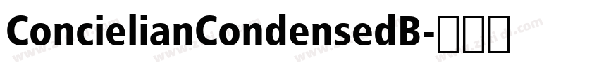 ConcielianCondensedB字体转换