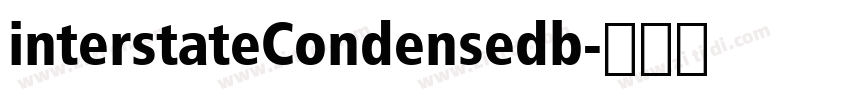 interstateCondensedb字体转换
