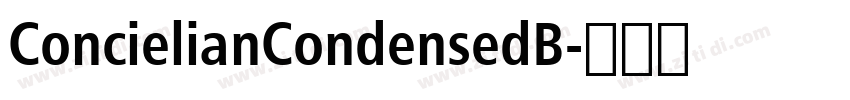 ConcielianCondensedB字体转换