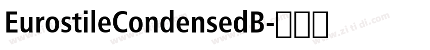 EurostileCondensedB字体转换