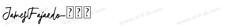 JamesFajardo字体转换