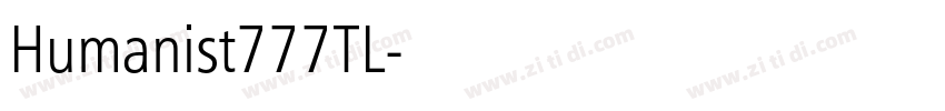 Humanist777TL字体转换 Humanist777TL字体转换