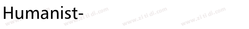 Humanist字体转换