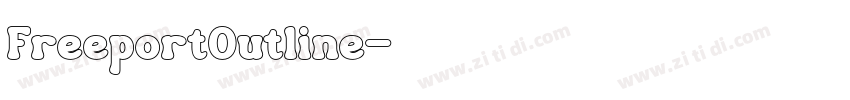 FreeportOutline字体转换
