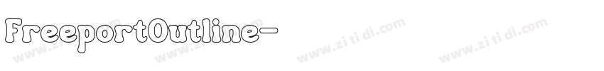 FreeportOutline字体转换