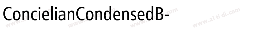 ConcielianCondensedB字体转换