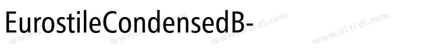 EurostileCondensedB字体转换