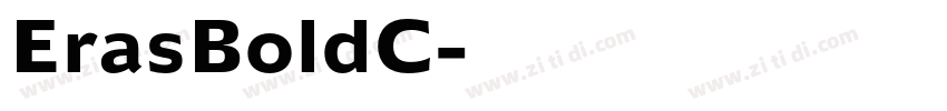 ErasBoldC字体转换