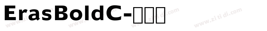 ErasBoldC字体转换