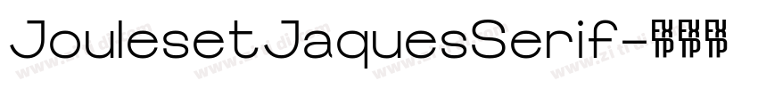 JoulesetJaquesSerif字体转换