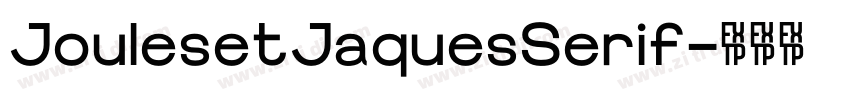 JoulesetJaquesSerif字体转换