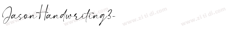 JasonHandwriting3字体转换
