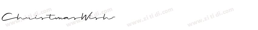 ChristmasWish字体转换
