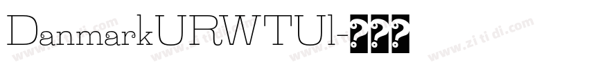 DanmarkURWTUl字体转换