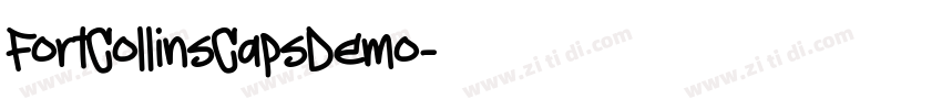 FortCollinsCapsDemo字体转换