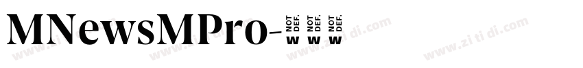 MNewsMPro字体转换
