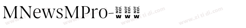 MNewsMPro字体转换