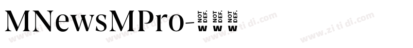 MNewsMPro字体转换