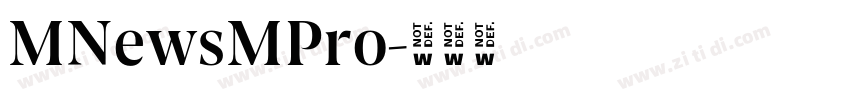 MNewsMPro字体转换