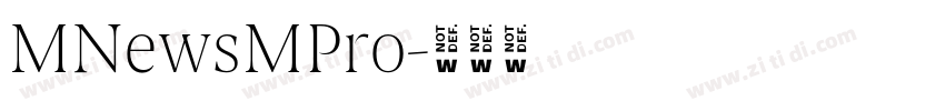 MNewsMPro字体转换