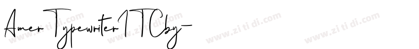 AmerTypewriterITCby字体转换