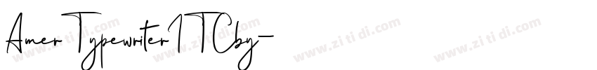 AmerTypewriterITCby字体转换