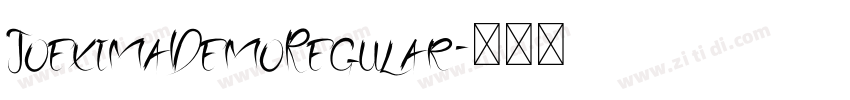 JoeximaDemoRegular字体转换