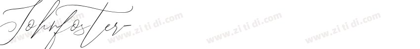 Johnfoster字体转换