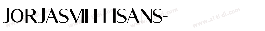 JorjaSmithSans字体转换