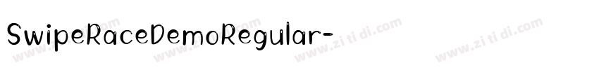 SwipeRaceDemoRegular字体转换