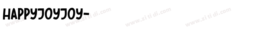 HappyJoyJoy字体转换