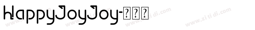 HappyJoyJoy字体转换