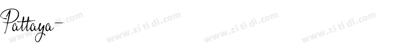 Pattaya字体转换