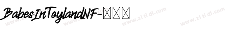 BabesInToylandNF字体转换
