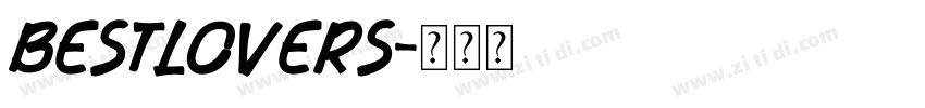 Bestlovers字体转换