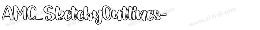 AMC_SketchyOutlines字体转换