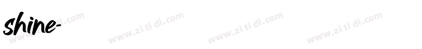 shine字体转换