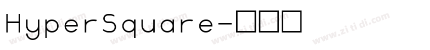 HyperSquare字体转换