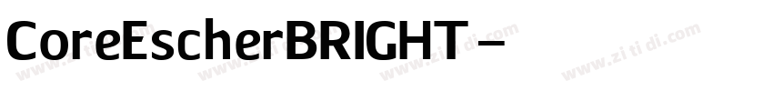 CoreEscherBRIGHT字体转换