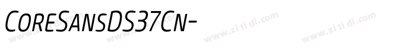 CoreSansDS37Cn字体转换