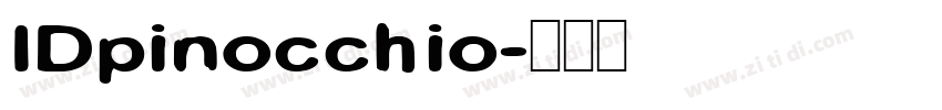 IDpinocchio字体转换