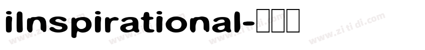 iInspirational字体转换