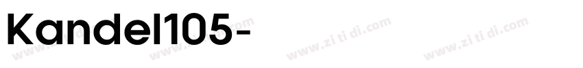 Kandel105字体转换
