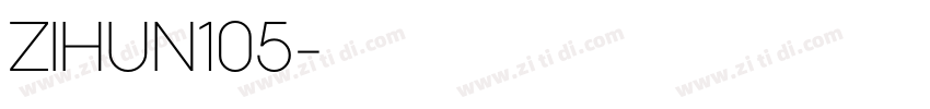 ZIHUN105字体转换