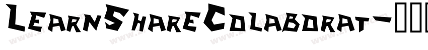 LearnShareColaborat字体转换