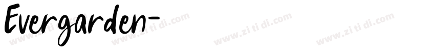 Evergarden字体转换