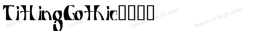 TitlingGothic字体转换